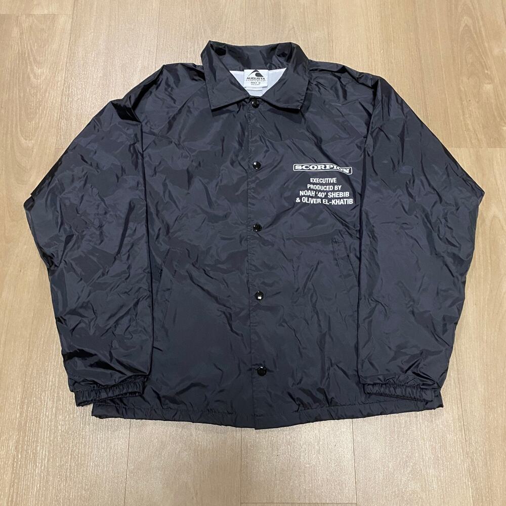Drake Scorpion Tour 2018 Concert Merch Windbreaker Coach Jacket Mens Sz M Black
